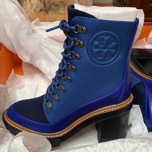 Tory Burch Miller Bootie, Nautical Blue/Navy/Marine. Size 5 US
